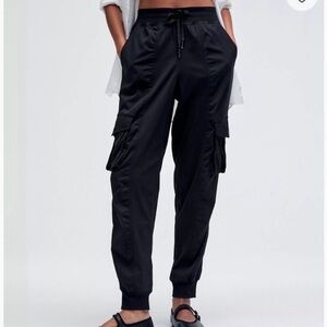 Lululemon Athletica Black Cargo Jogger Pants